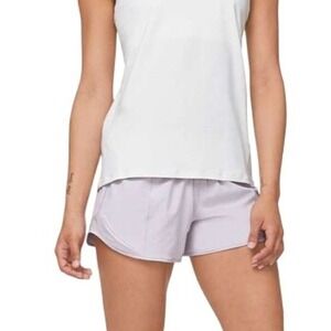 Lululemon Hotty Hot Short‎ II *Long4" in Silver Lilac Women's Size 8